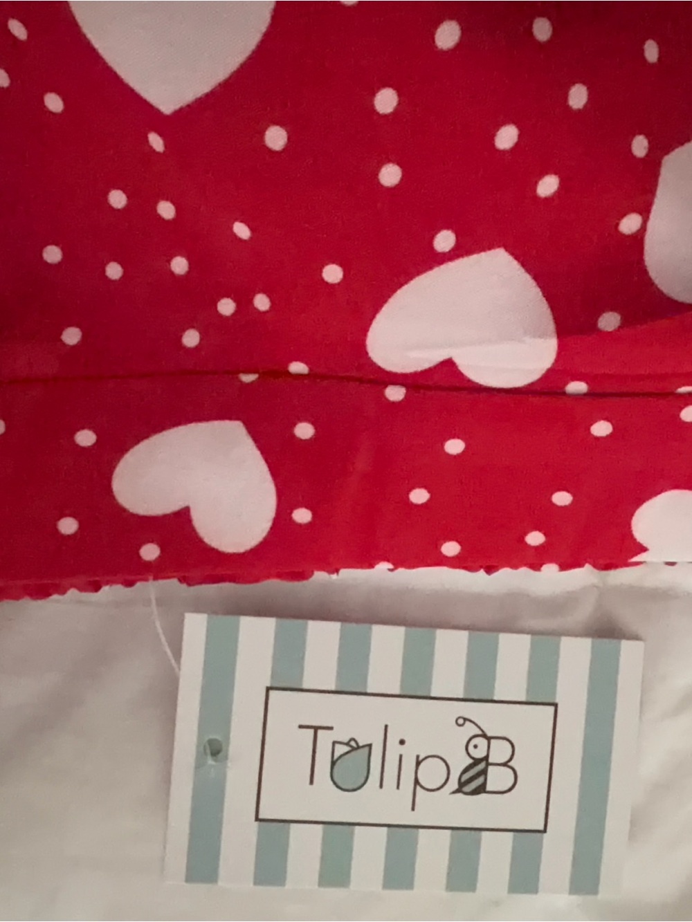 Red Heart Print Circle Skirt - Women's Skater Skirt - Picture 8 of 9
